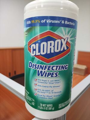trapos secos 75pcs para el fabricante mojado desinfectante Kill 99,999% de los trapos de bacterias