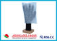 Forma seca 100% del cuadrado de los guantes 35GSM de la limpieza del cuerpo del parque del papel del poliéster