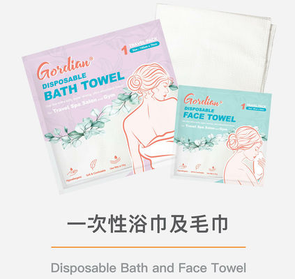 Pequeña toalla de baño de Dot Spulace Nonwoven Disposable Face ultra absorbente