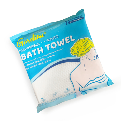 Super suave disponible de las servilletas del toallita de la toalla de baño portátil y respirable para el algodón del hotel del viaje