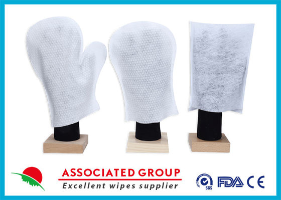 Rinse Free Microwaveable Adult Bed Bath Durable Skin Cleansing Wet Wash Gloves With Nourishing Aloe Vera And Vitamin D