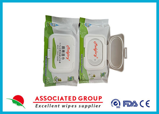 Medglory Flushable Toilet Wet Wipes  | Dispenser for At-Home Use Variety Pack with Aloe Septic and Sewer Safe