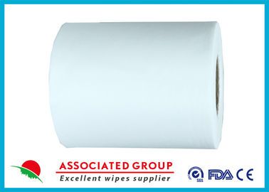 PET / Vis Spunlace Nonwoven Wipes Ventilating & Harmless Hygiene Products 45gsm
