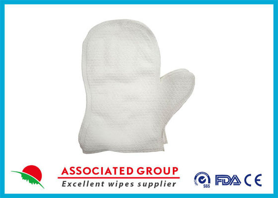 Ultrasonic Arc Wet Washing Glove with Thumb / No Rinse Wet washing Glove Bath Wipes for Cleaning