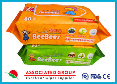 Plant Vera Series  Baby Wet Tissue Big Sticker For Hand & Body Cleaning