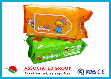 Plant Vera Series  Baby Wet Tissue Big Sticker For Hand & Body Cleaning
