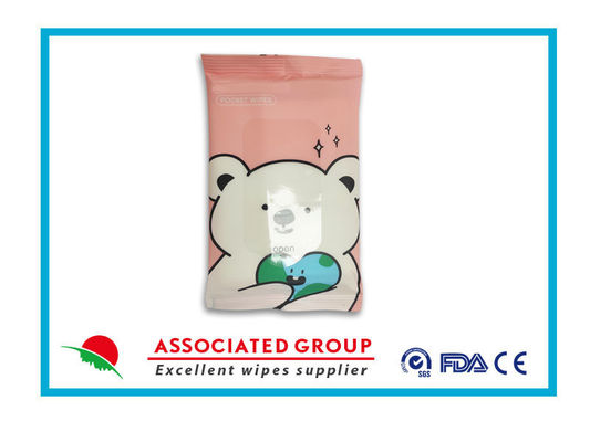 Spunlace Nonwoven Fabric Skin Care Wet Wipes For Baby Hand Cleaning