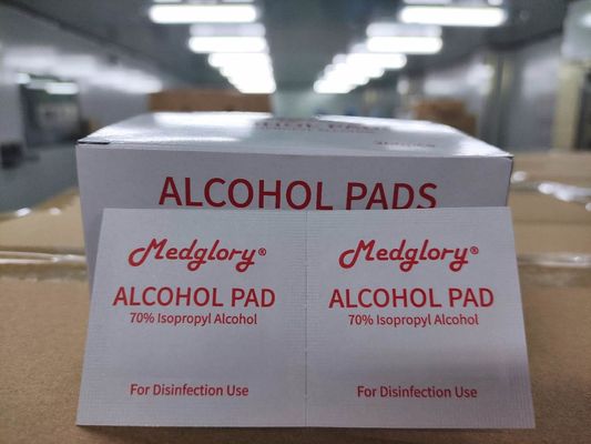 200 Pieces 75% Alcohol Cleaning Pads For Disinfectant Facial  And Hand