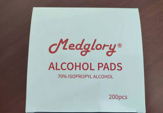 200 Pieces 75% Alcohol Cleaning Pads For Disinfectant Facial  And Hand