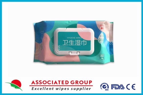 MSDS Hygiene Antibacterial Wet Wipes 99.9% Sterilization Rate