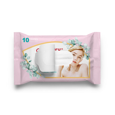Orange & Vanilla Makeup Removing Wipes towelettes natural plant fiber Aloe Vitamin E no parabens phthalates SLS mineral