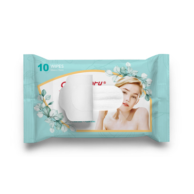 Orange & Vanilla Makeup Removing Wipes towelettes natural plant fiber Aloe Vitamin E no parabens phthalates SLS mineral