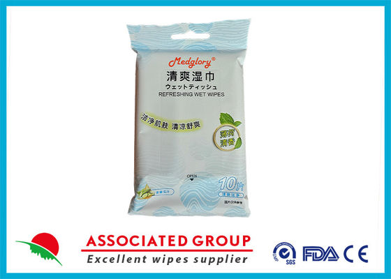 Toallitas húmedas naturales desechables para adultos hechas de algodón puro y agua pura / 45 GSM